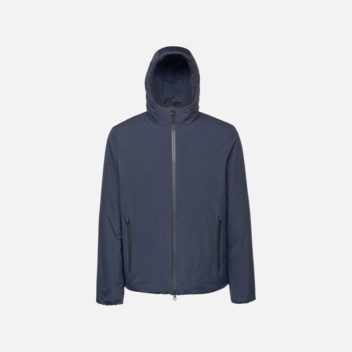 Parka court SPHERICA HOMME Bleu nuit | GEOX