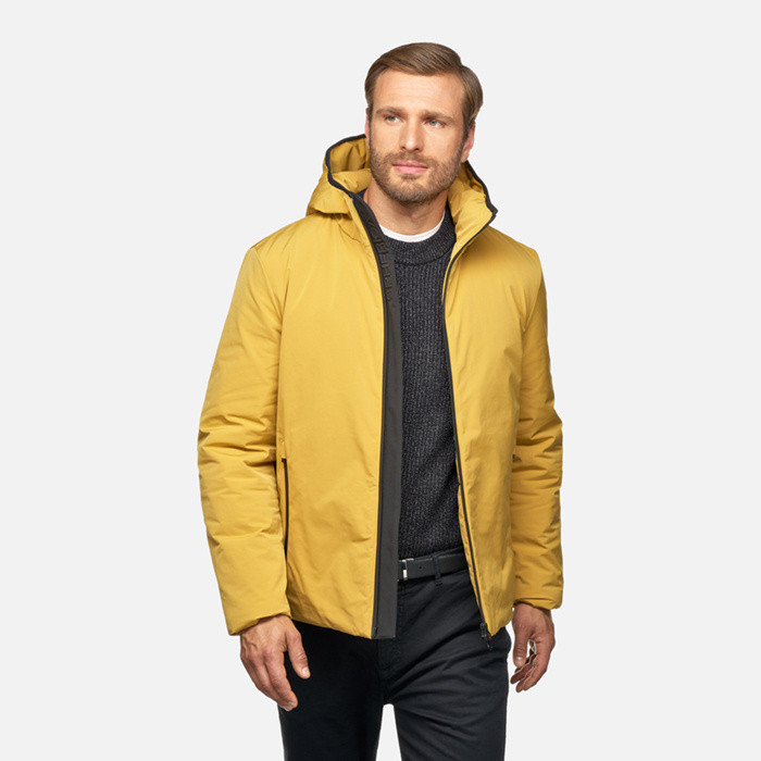 Parka corto SPHERICA UOMO Giallo senape | GEOX