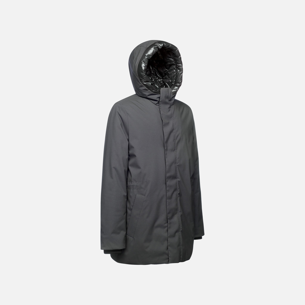 long parka SPHERICA MAN Anthracite - image number 2 | GEOX