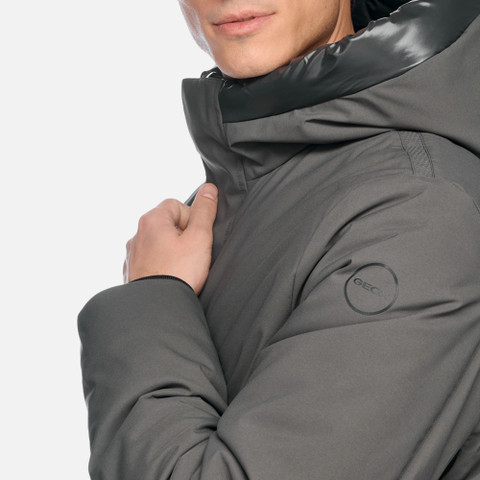 long parka SPHERICA MAN Anthracite - image number 8 | GEOX