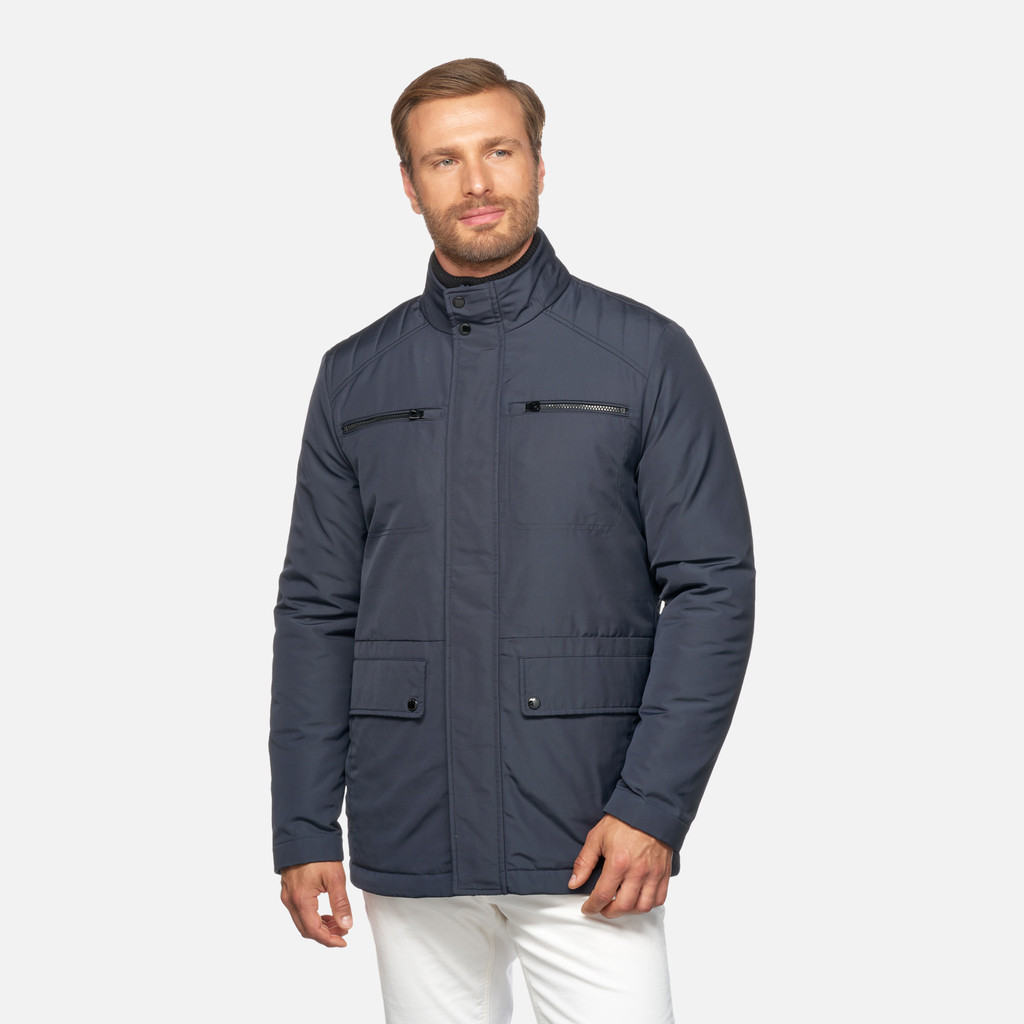 Geox RENNY HOMME veste mi saison Bleu nuit Geox