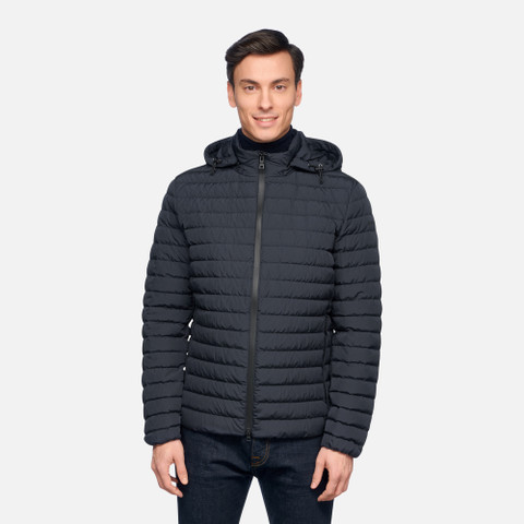 short down jacket ASCANIO MAN Sky captain - image number 1 | GEOX
