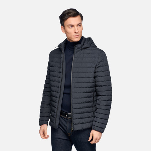 short down jacket ASCANIO MAN Sky captain - image number 3 | GEOX