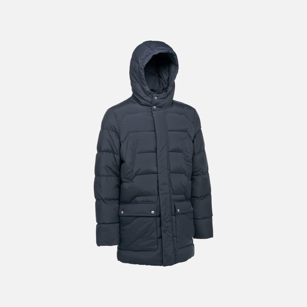 long parka ELVER MAN Sky captain - image number 2 | GEOX