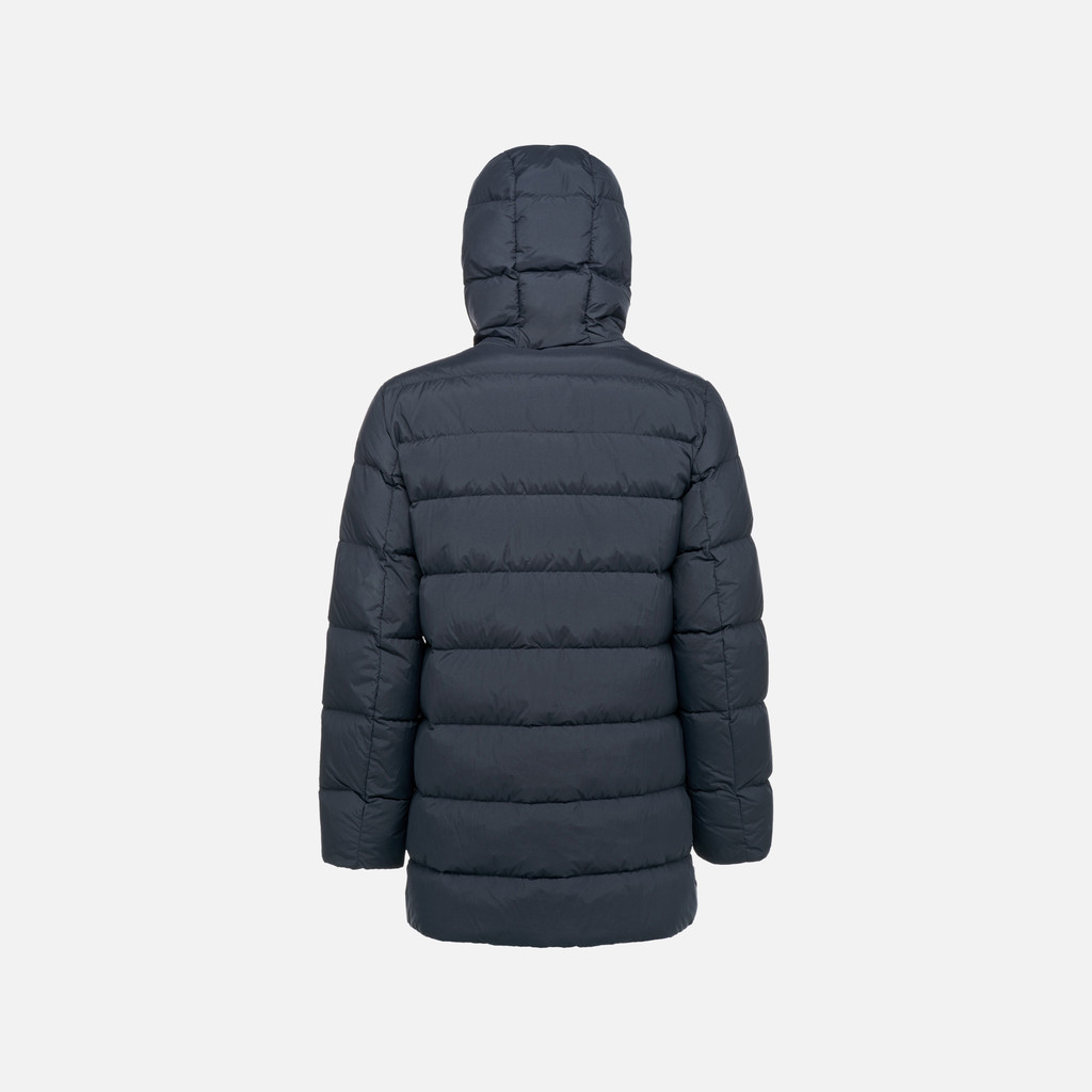 long parka ELVER MAN Sky captain - image number 4 | GEOX