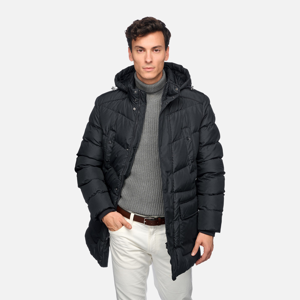 Long parka LEITAN MAN Sky captain - image number 3 | GEOX