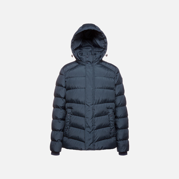 Quilted jacket LEITAN MAN Dress blues | GEOX