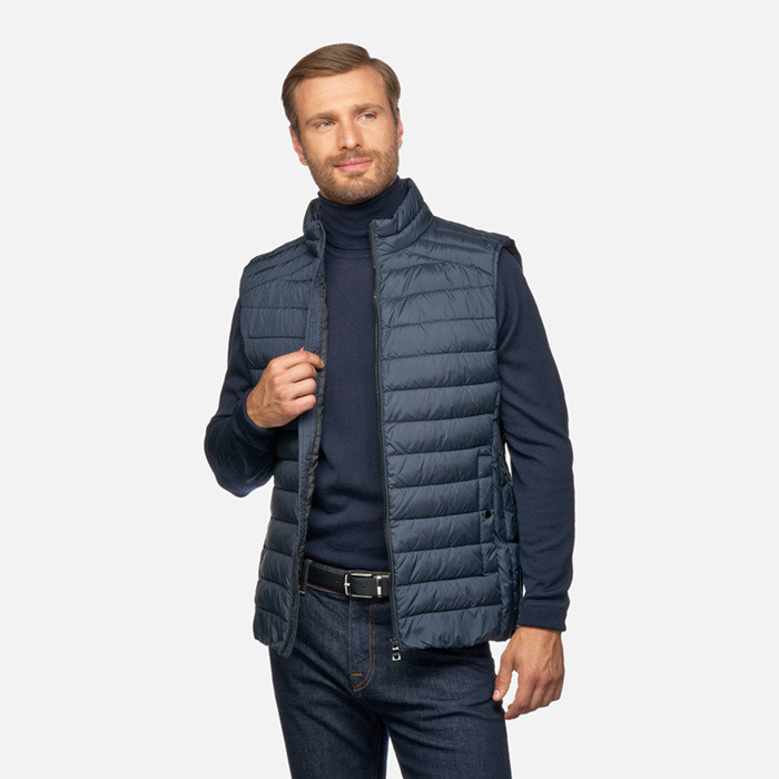 Veste sans manches KENNET HOMME Bleu nuit | GEOX