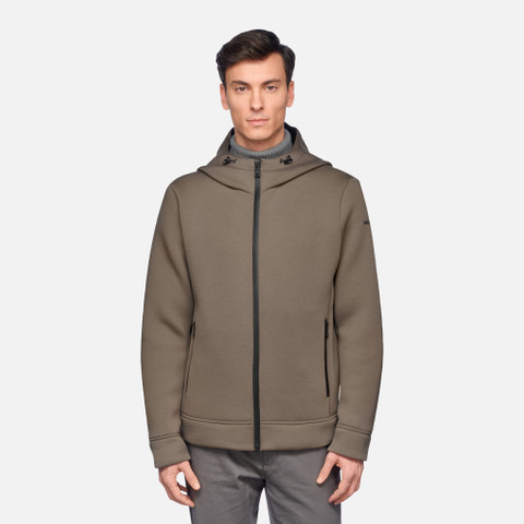 Hoodie SWEATER MAN Morel - image number 1 | GEOX