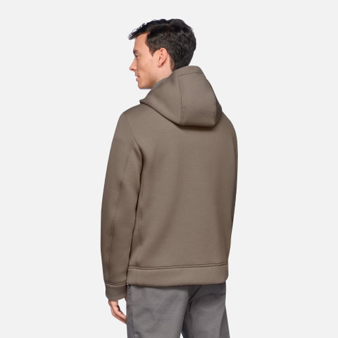 Hoodie SWEATER MAN Morel - image number 2 | GEOX