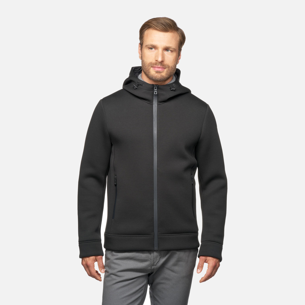 Hoodie SWEATER MAN Black - image number 1 | GEOX