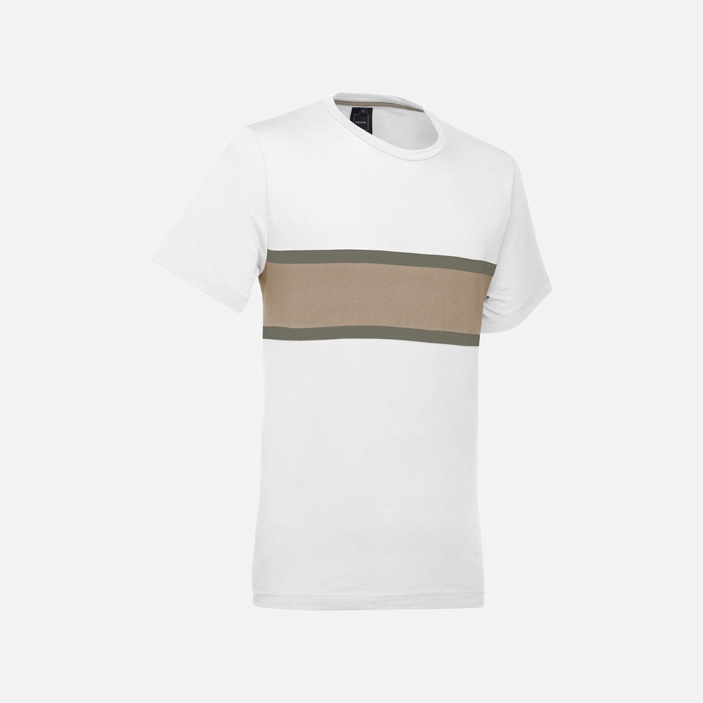 t-shirt T-SHIRT MAN White - image number 2 | GEOX