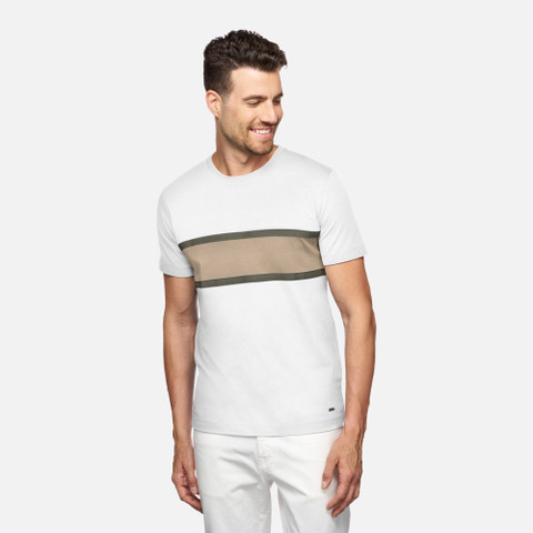 t-shirt T-SHIRT MAN White - image number 3 | GEOX