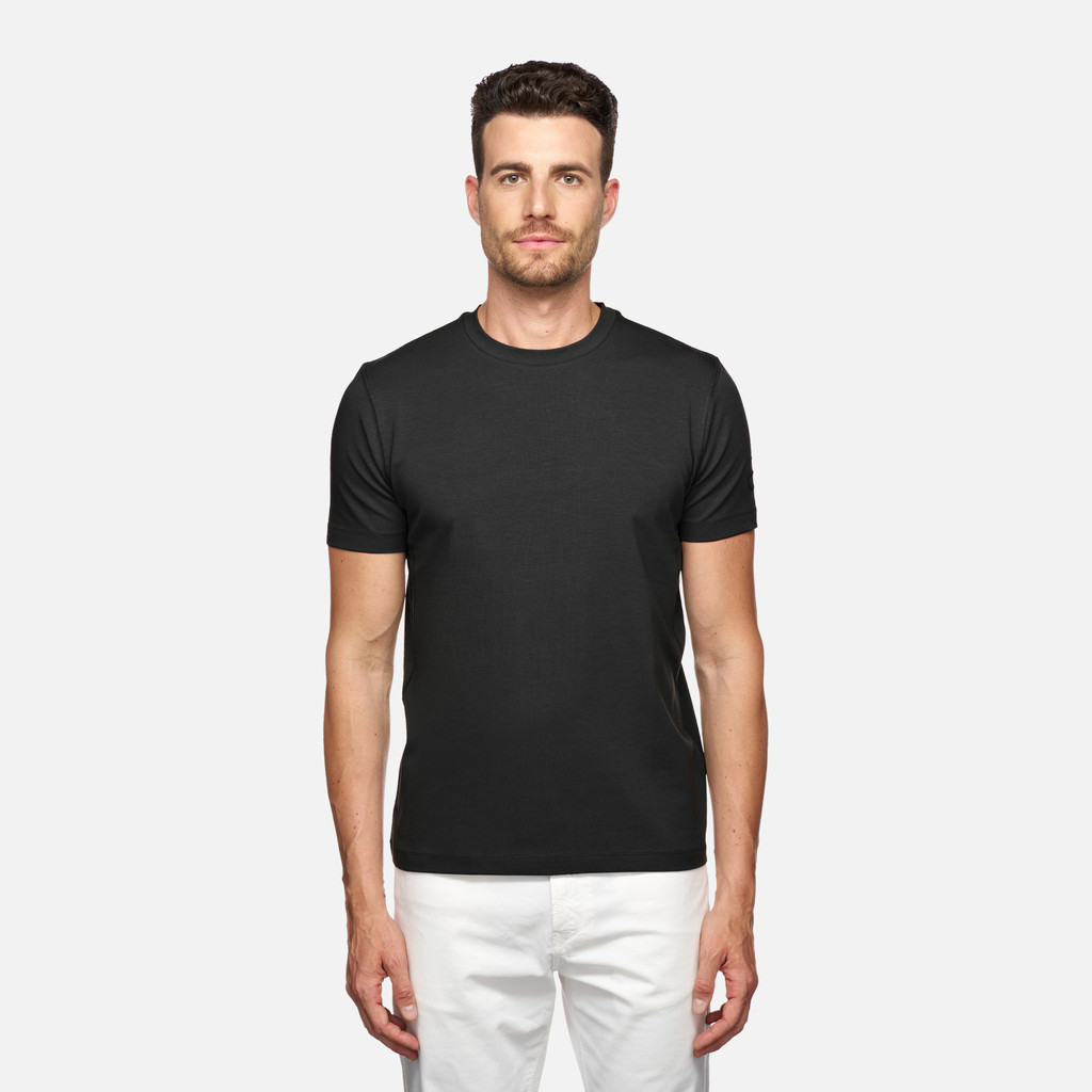 t-shirt T-SHIRT MAN Black - image number 1 | GEOX