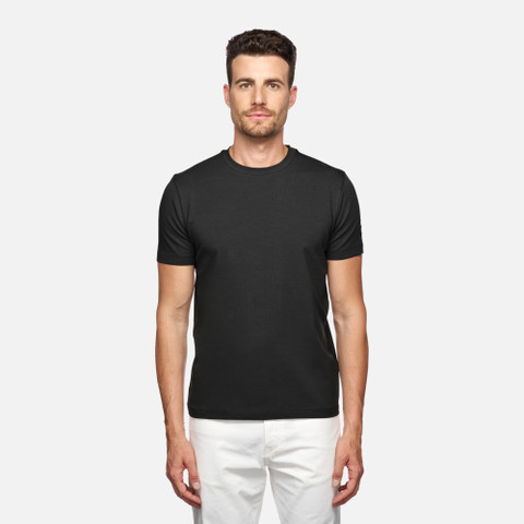 t-shirt T-SHIRT MAN Black - image number 1 | GEOX