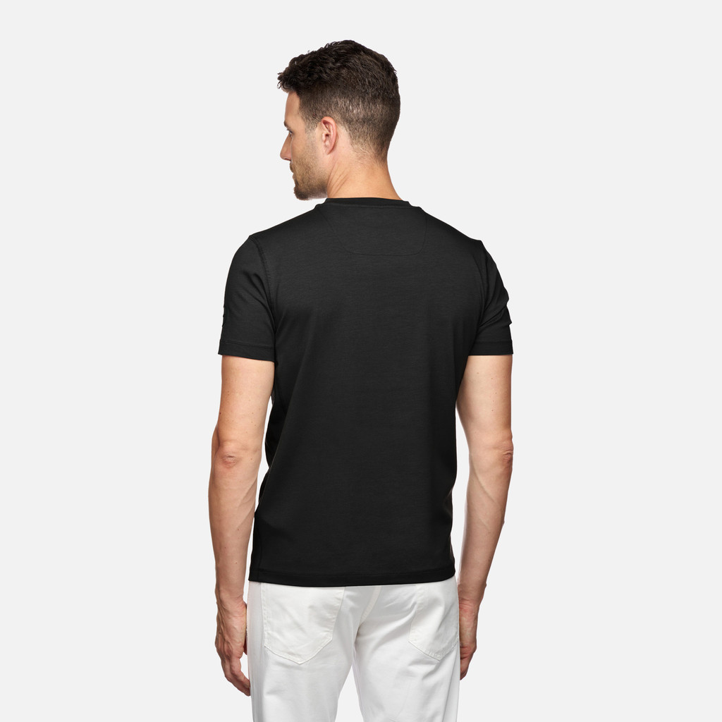 t-shirt T-SHIRT MAN Black - image number 5 | GEOX