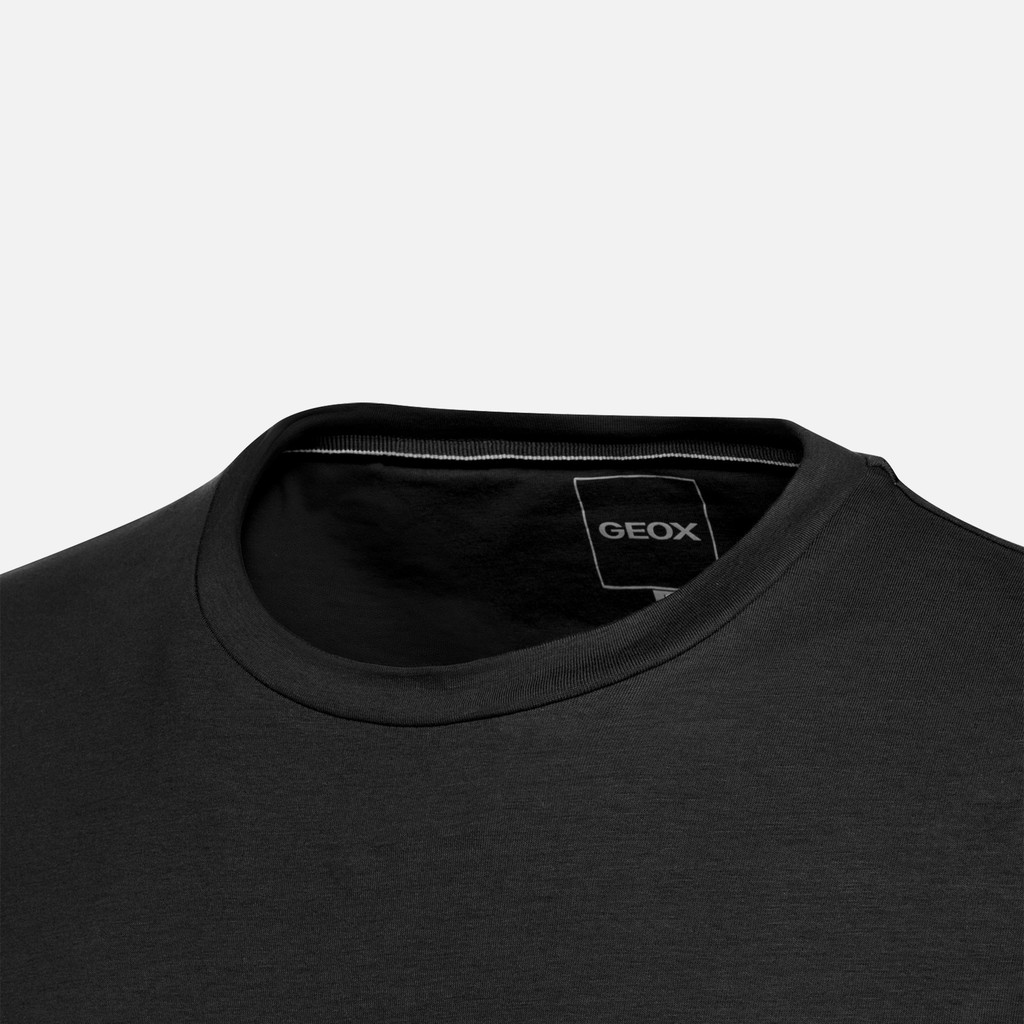 t-shirt T-SHIRT MAN Black - image number 7 | GEOX