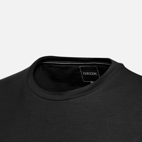 t-shirt T-SHIRT MAN Black - image number 7 | GEOX