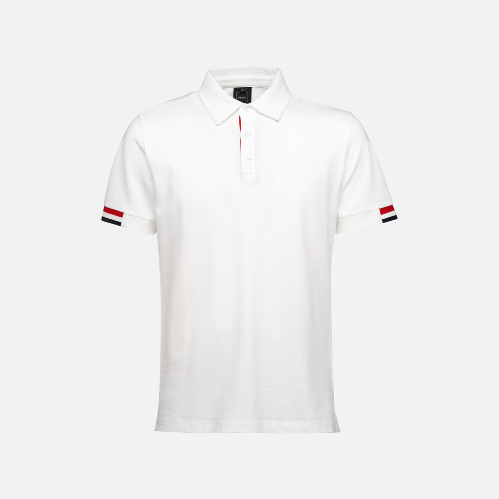 Polo shirt POLO MAN White - image number 0 | GEOX