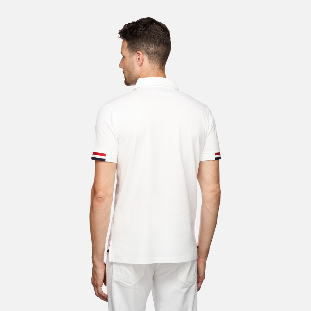Polo shirt POLO MAN White - image number 5 | GEOX