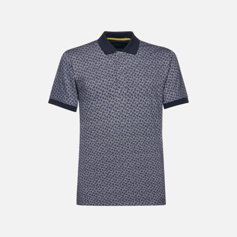 polo shirt POLO MAN Sky/White - image number 0 | GEOX