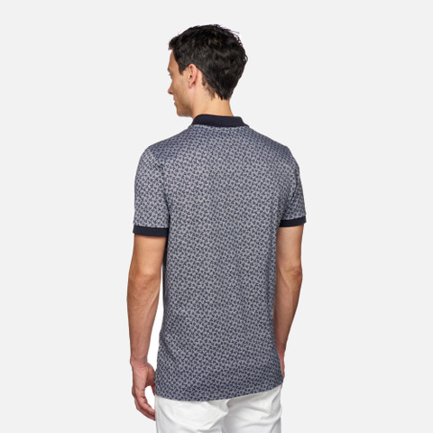 polo shirt POLO MAN Sky/White - image number 5 | GEOX