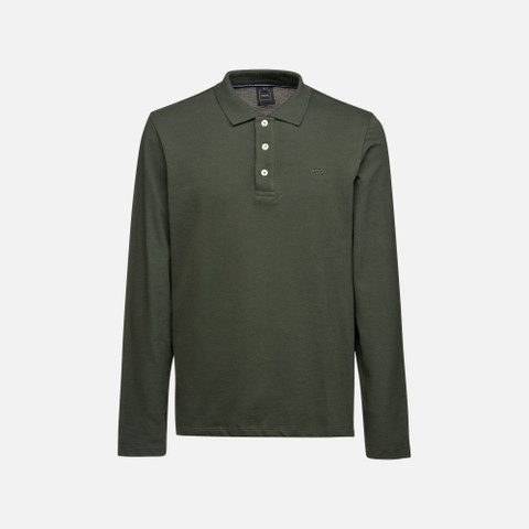 polo shirt POLO MAN Light climbing ivy - image number 0 | GEOX