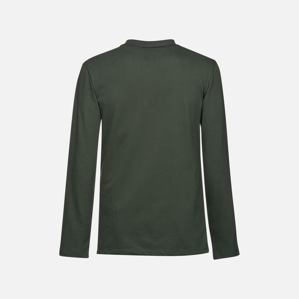 polo shirt POLO MAN Light climbing ivy - image number 4 | GEOX