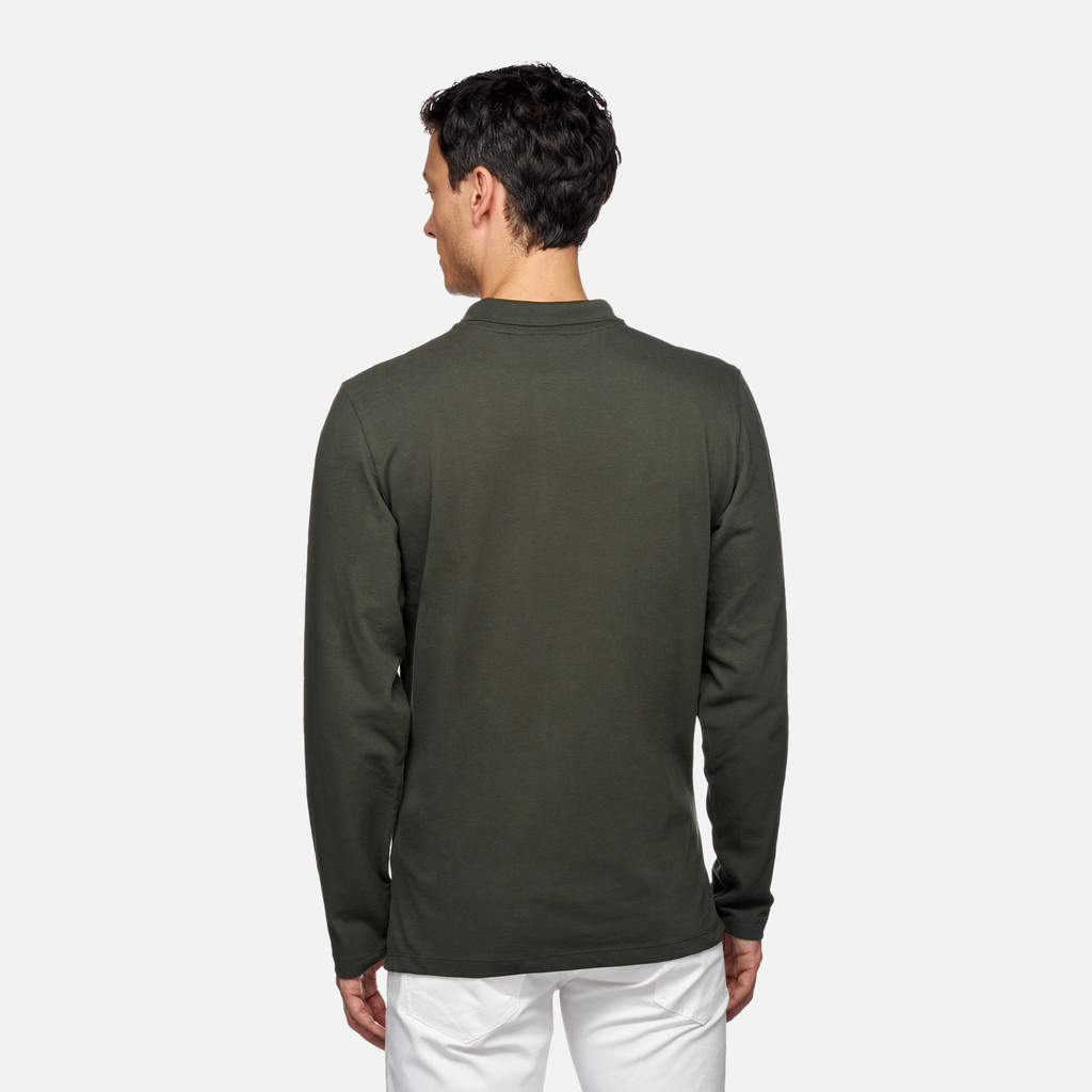 polo shirt POLO MAN Light climbing ivy - image number 5 | GEOX