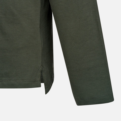 polo shirt POLO MAN Light climbing ivy - image number 7 | GEOX