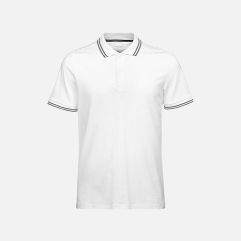 polo shirt POLO MAN White - image number 0 | GEOX