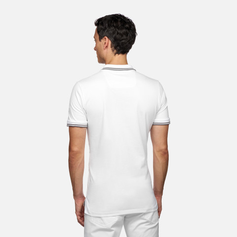 polo shirt POLO MAN White - image number 5 | GEOX