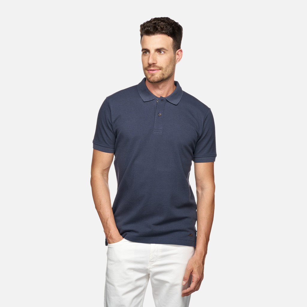 Polo POLO HOMME Bleu/Bleu Nuit - image number 0 | GEOX