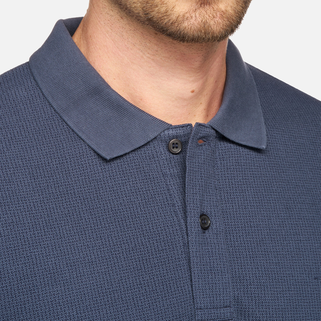 Polo POLO HOMME Bleu/Bleu Nuit - image number 3 | GEOX