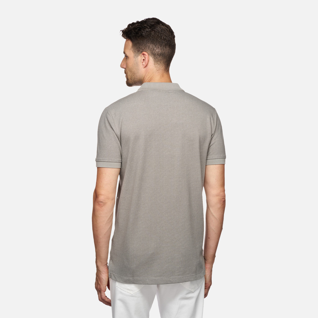 Polo shirt POLO MAN Flint grey/Smoke pearl - image number 5 | GEOX