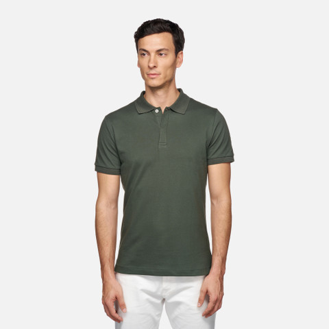 polo shirt POLO MAN Light climbing ivy - image number 1 | GEOX