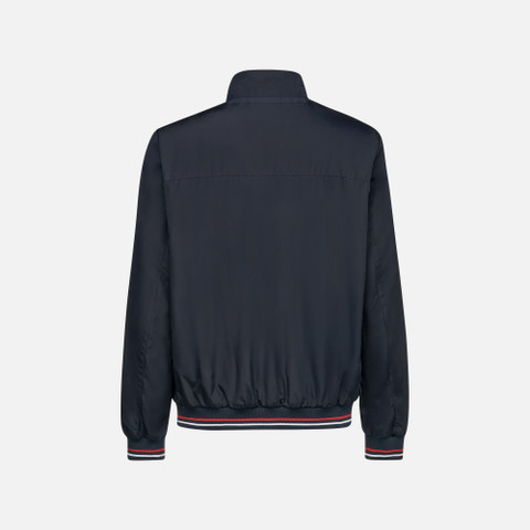 Bomber jacket JHARROD MAN Sky Captain/White/Red - image number 4 | GEOX