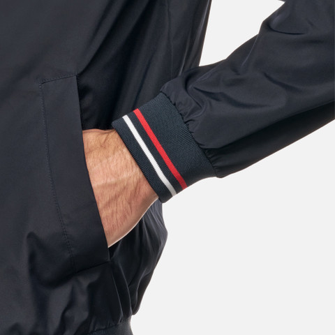 Bomber jacket JHARROD MAN Sky Captain/White/Red - image number 8 | GEOX