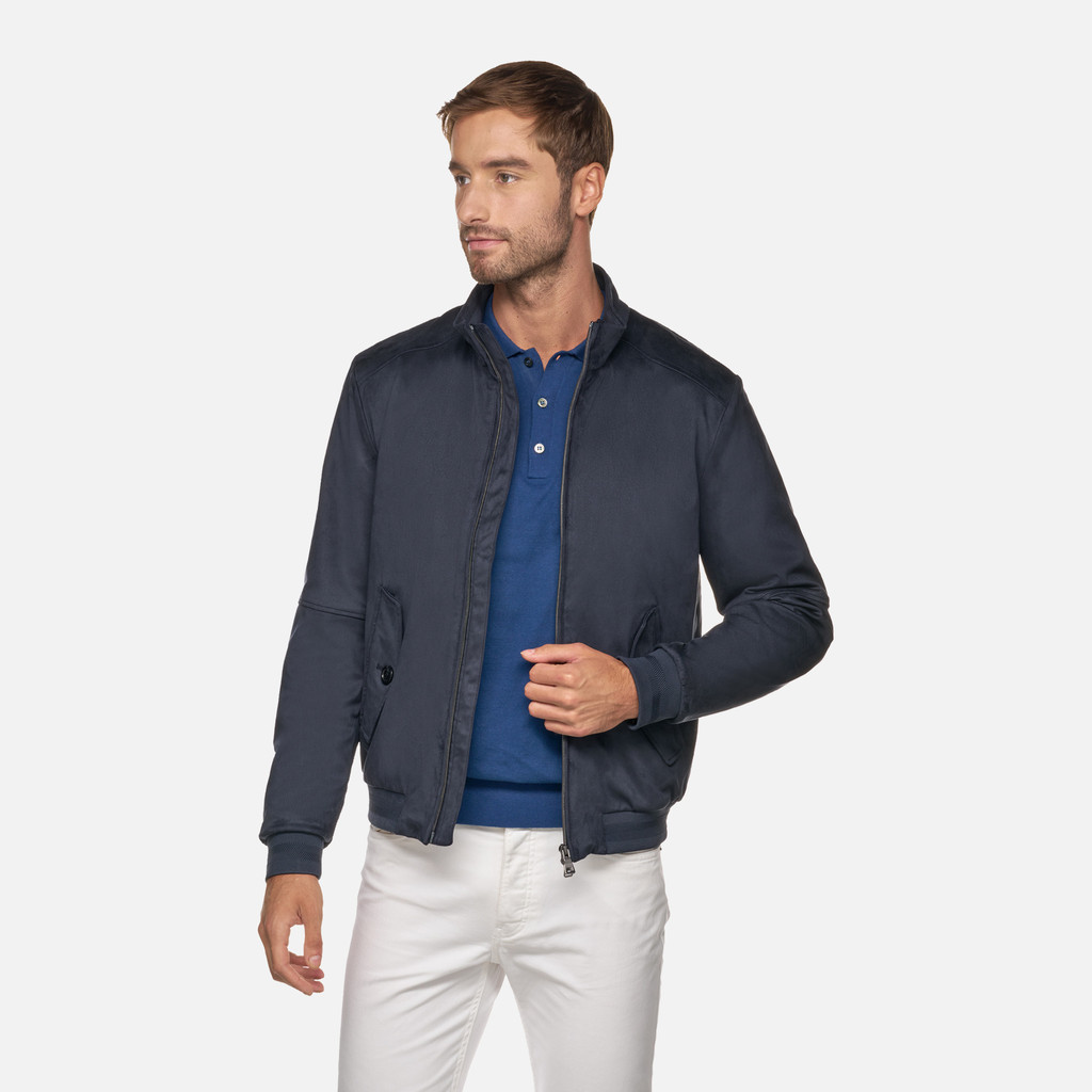 Bomber jacket BLAINEY MAN Sky captain - image number 3 | GEOX