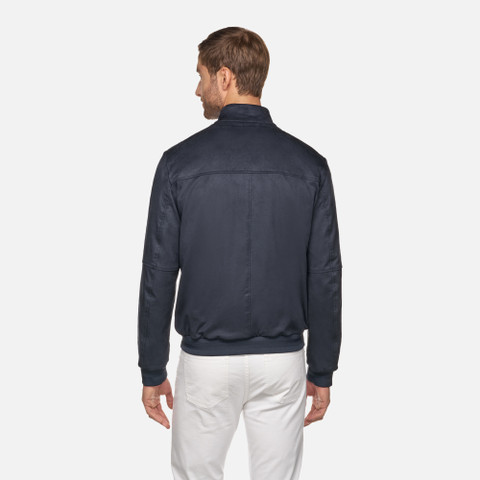 Bomber jacket BLAINEY MAN Sky captain - image number 5 | GEOX