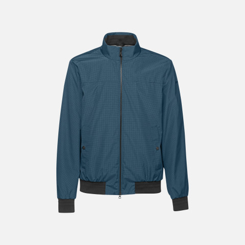 Bomber jacket VINCIT MAN Black/Blue nights - image number 0 | GEOX