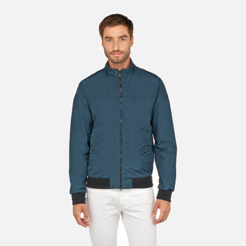 Bomber jacket VINCIT MAN Black/Blue nights - image number 1 | GEOX