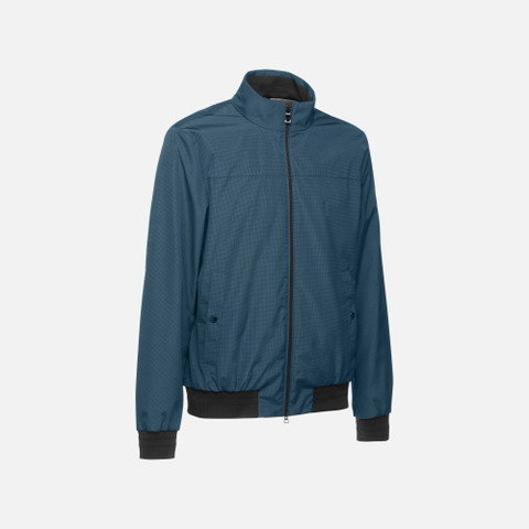Bomber jacket VINCIT MAN Black/Blue nights - image number 2 | GEOX