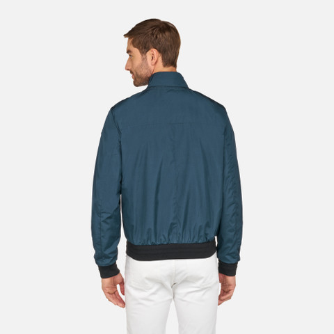 Bomber jacket VINCIT MAN Black/Blue nights - image number 5 | GEOX