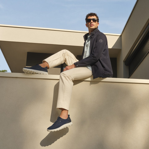 Mid-season jacket SPHERICA MAN Sky captain - image number 9 | GEOX