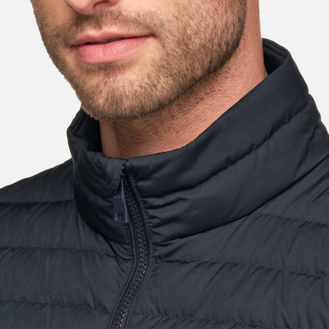 short down jacket WARRENS MAN Sky captain - image number 8 | GEOX