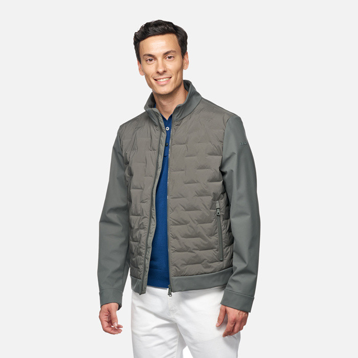 Lightweight jacket SAPIENZA MAN Light climbing ivy/Rabbit | GEOX