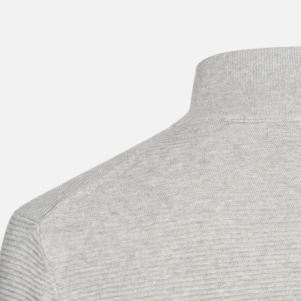 sweatshirt KNIT MAN Light melange Gray - image number 6 | GEOX
