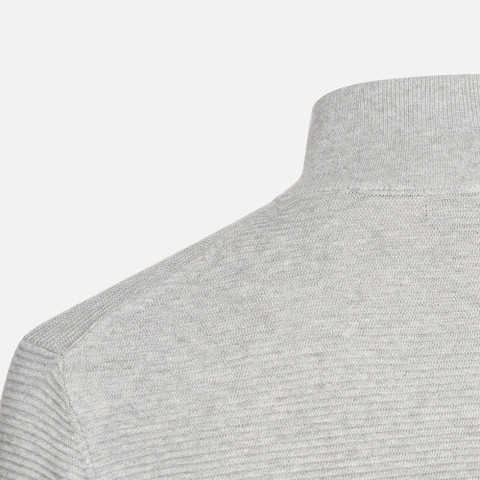 sweatshirt KNIT MAN Light melange Gray - image number 6 | GEOX