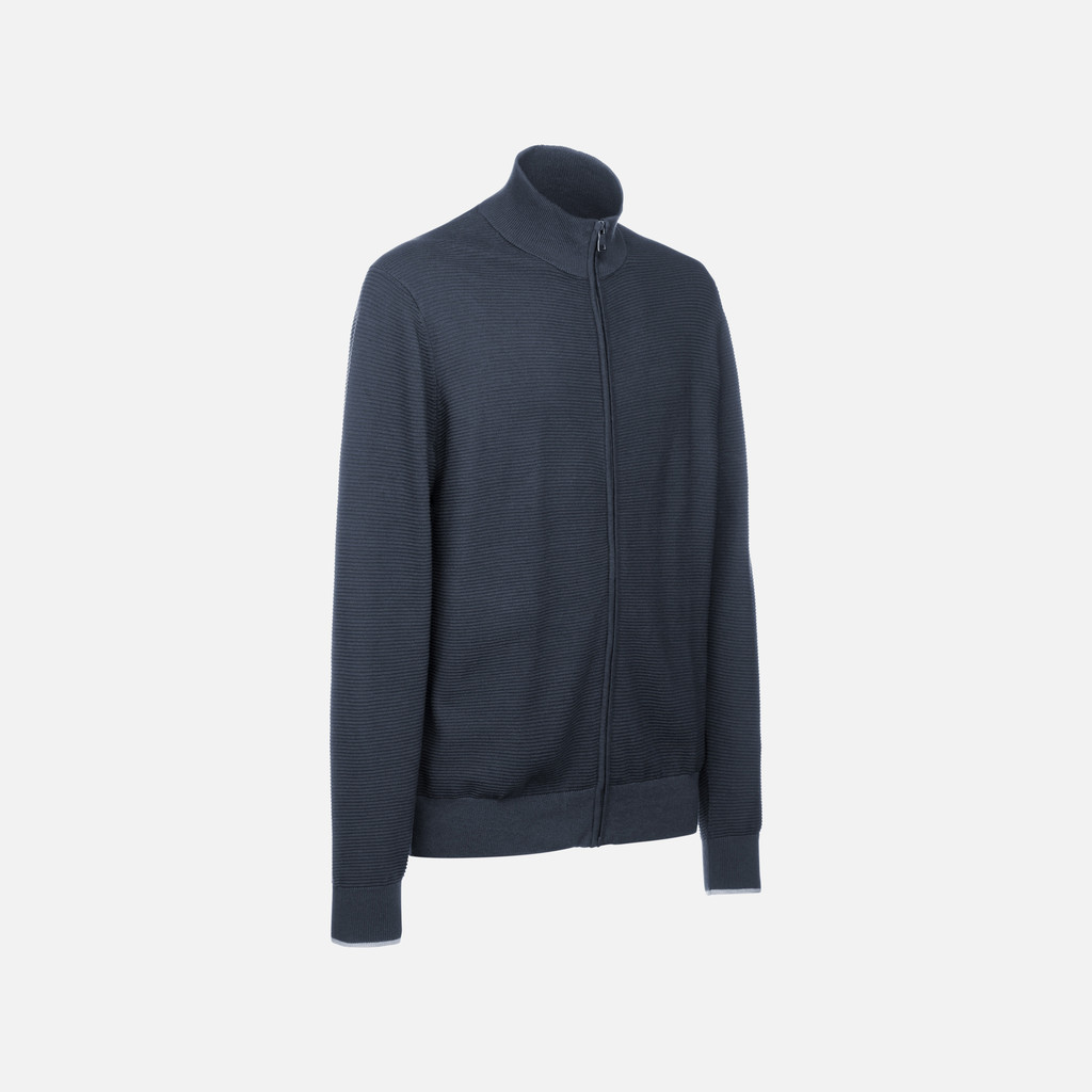 sweatshirt KNIT MAN Sky captain - image number 1 | GEOX